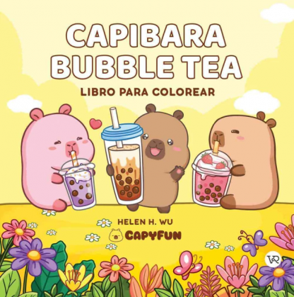 CAPIBARA BUBBLE TEA – LIBROS PARA COLOREAR